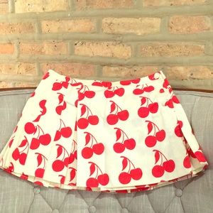 Luella Bartley for Target Cherry Pleated Skirt NWT